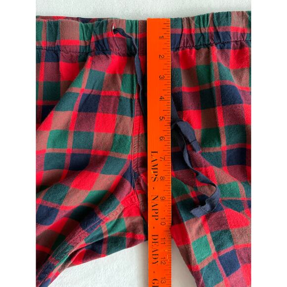 J Crew Factory Red Green Tartan Plaid Pajama Pants Large Christmas Holiday PJs - Picture 6 of 10